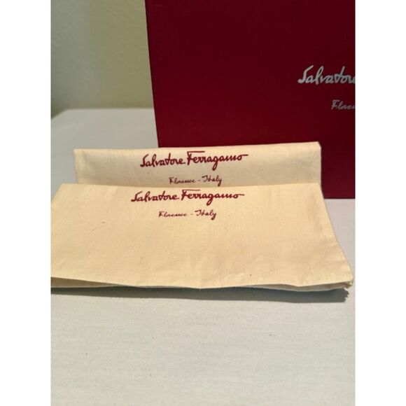 Salvatore Ferragamo Nail Head Dark Silver Men's Shoes - Picture 9 of 11